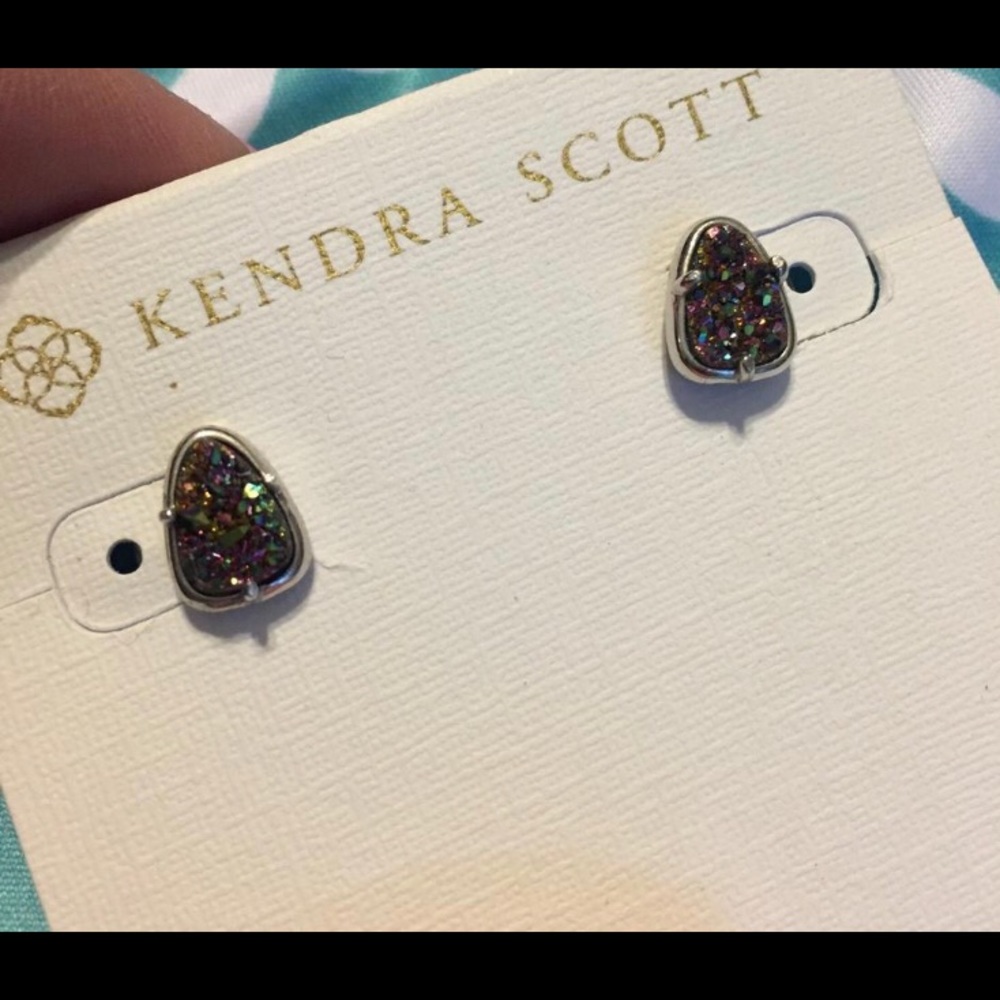 Kendra Scott Hazel Drusy stud earrings